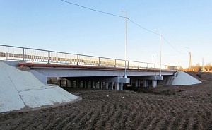 Освещение автодорожного моста в г. Судиславль